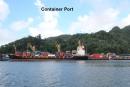 Container port in Pago Pago Harbor